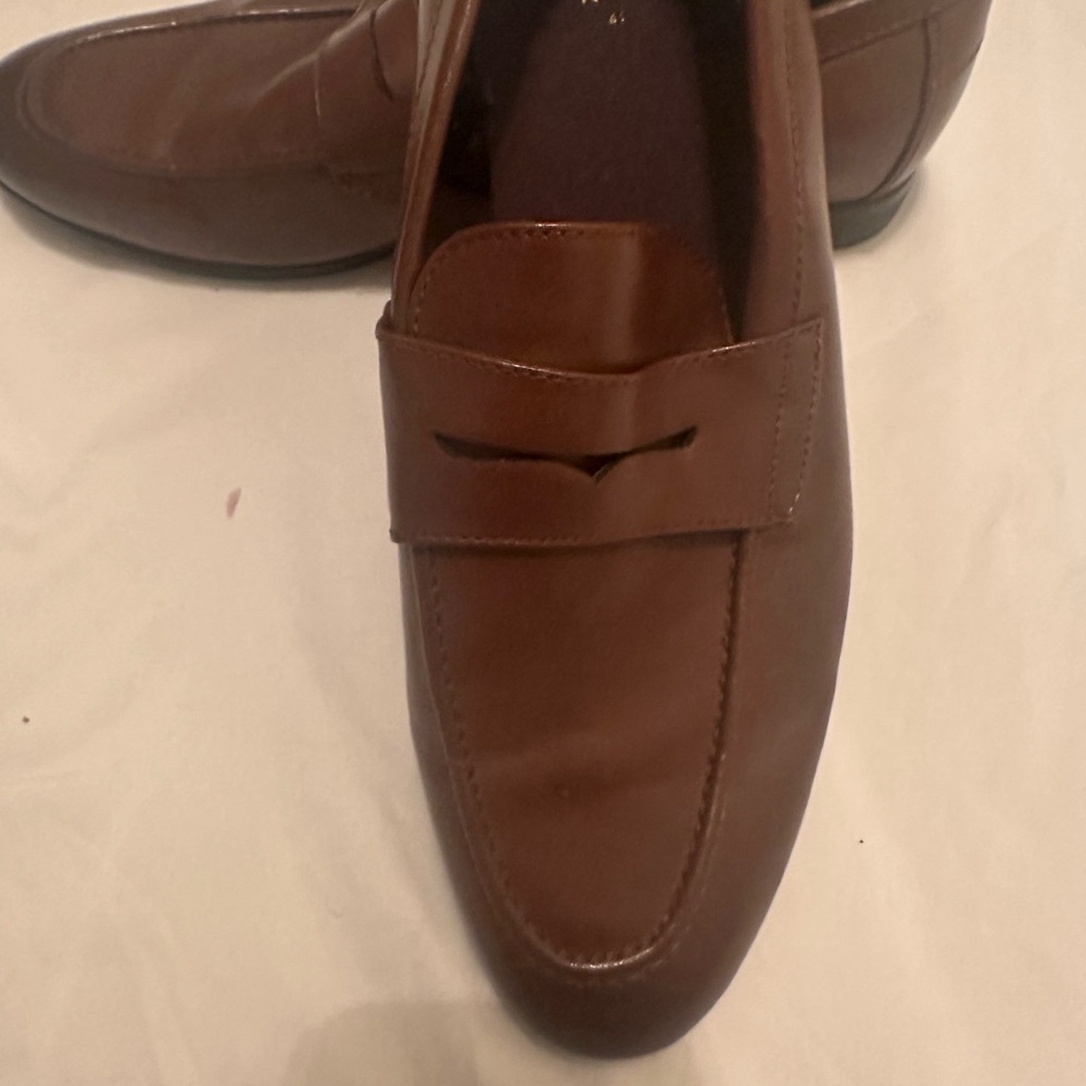 Classic Brown Leather Loafers